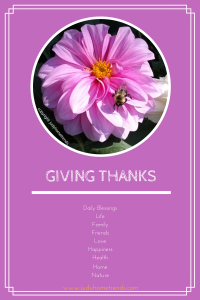 GIVING THANKS !
